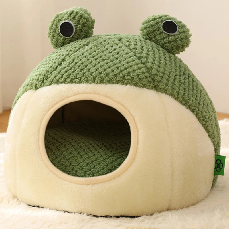 Frog-eyed Comfortable Pet Bed Nest Villa House