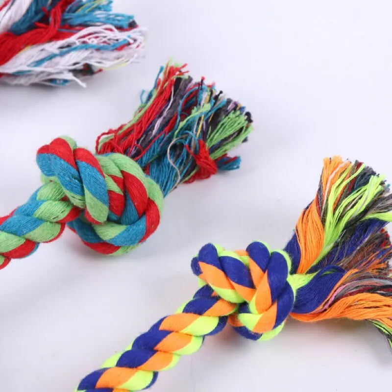 Bite-Resistant Cotton Rope Knot Chew Toy