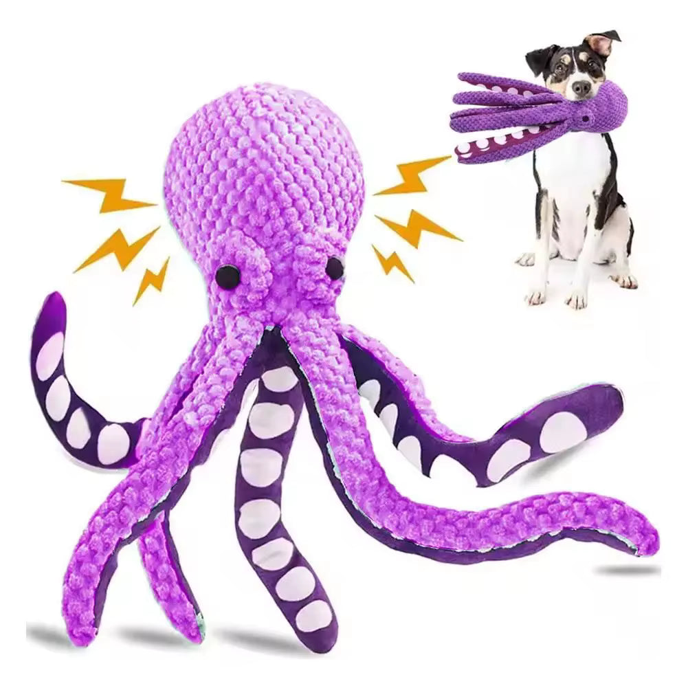 Pet Plush Interactive Octopus Companion Toy
