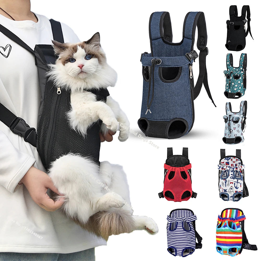 Adjustable Cat and Puppy Travel Carrier Bag