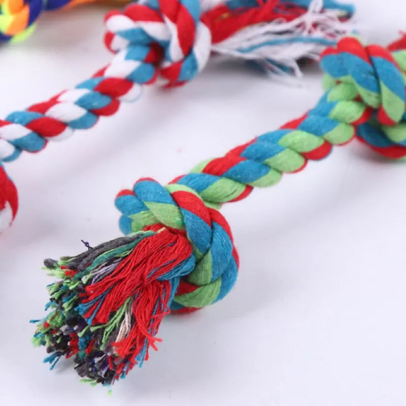 Bite-Resistant Cotton Rope Knot Chew Toy