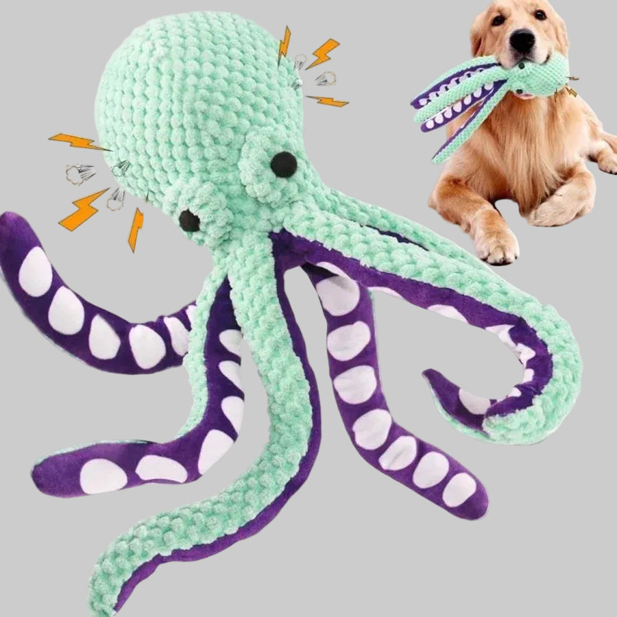 Pet Plush Interactive Octopus Companion Toy