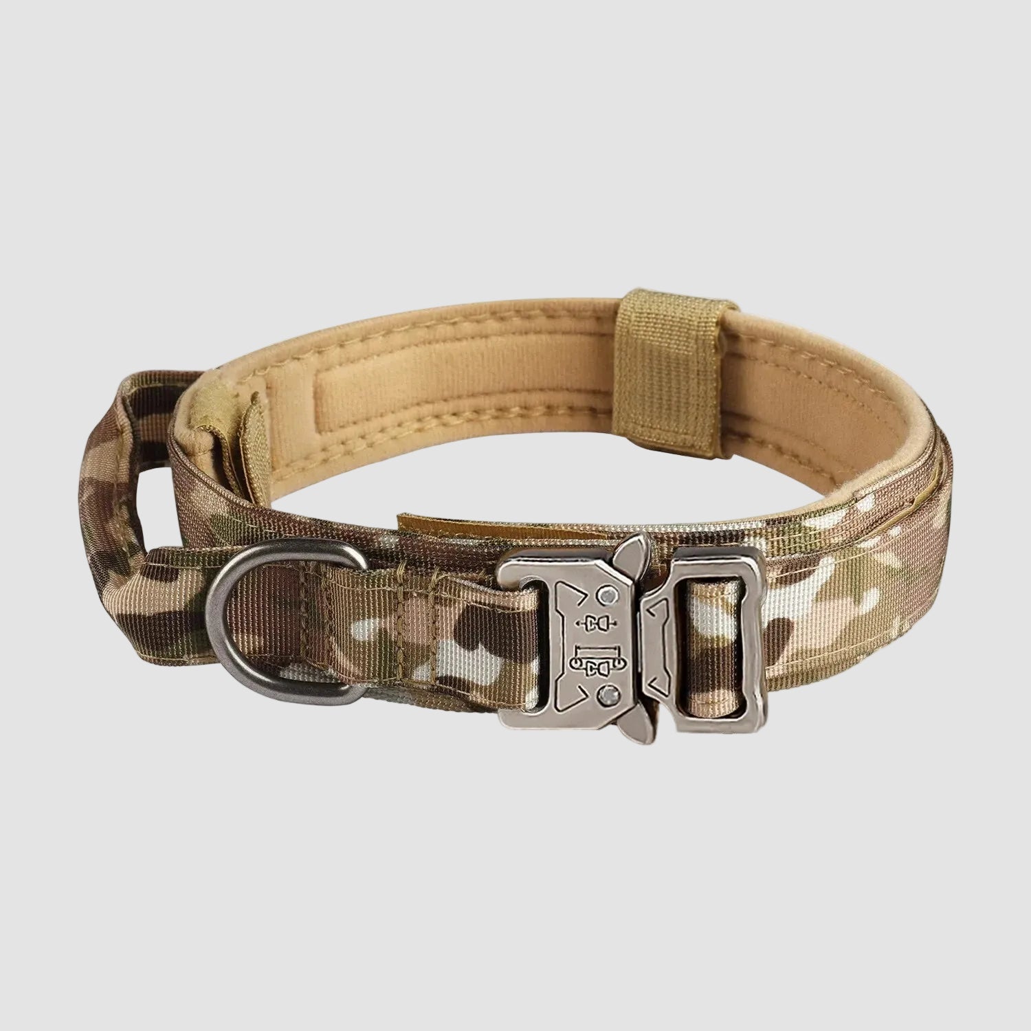 Tactical Metal Buckle Breathable Dog Collar