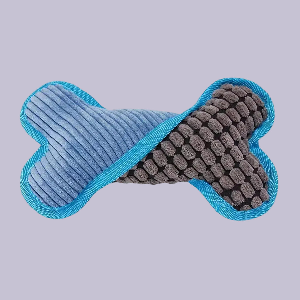 Pawsitory Plush Squeaky Bones Stuffed Dog Toy