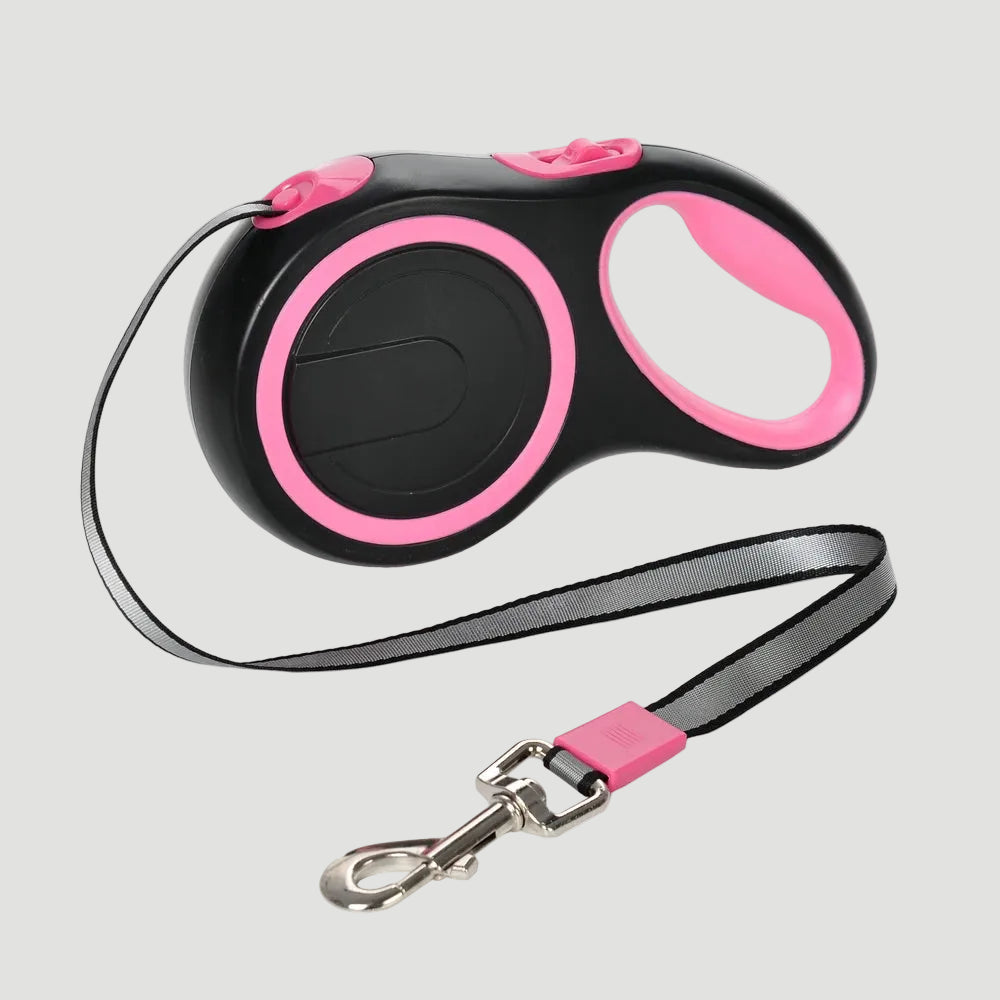 Extendable and Retractable Dog Strap Leash