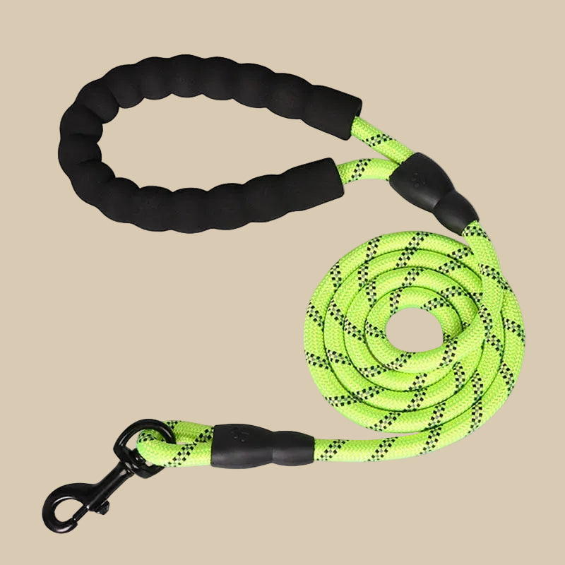 Reflective Pet Leash with Comfortable Padded Handle