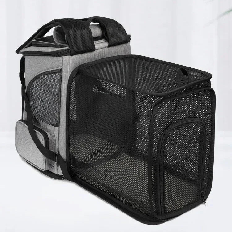 Breathable Foldable Expandable Pet Carrier Backpack