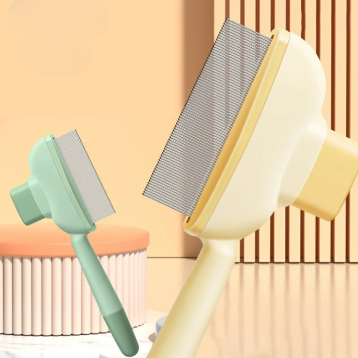 Self-Cleaning Pet Grooming Comb for Cats & Dogs