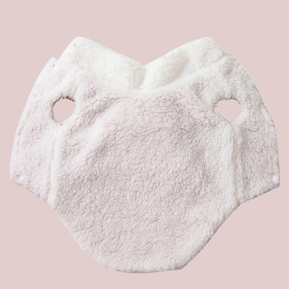 Soft Fleece Corduroy Bow Pet Vest with D-Ring