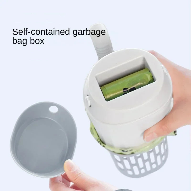 Self-Cleaning Cat Litter Scoop with Waste Bin And Refill Bags