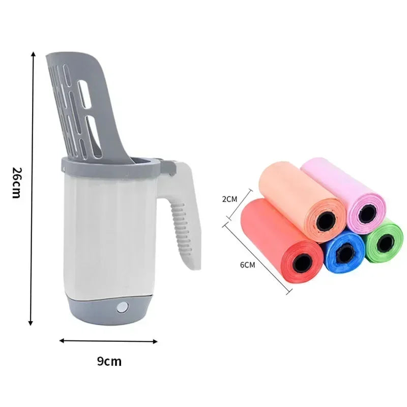 Self-Cleaning Cat Litter Scoop with Waste Bin And Refill Bags