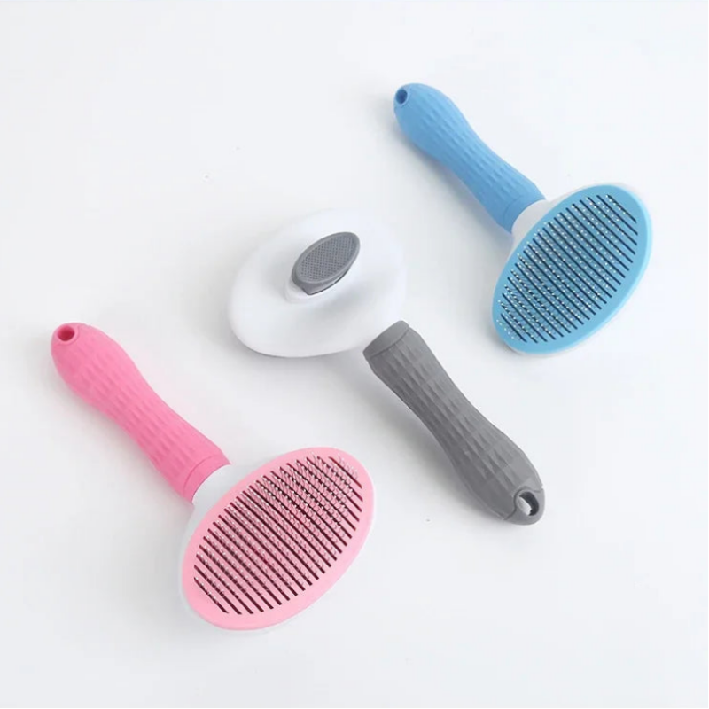 Self-Cleaning Pet Grooming Brush