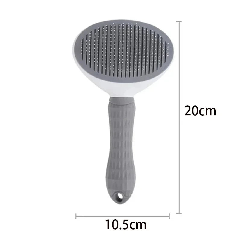 Self-Cleaning Pet Grooming Brush