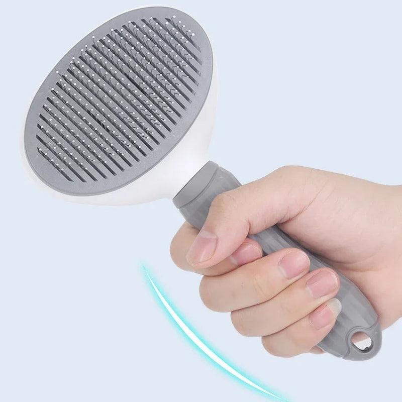 Self-Cleaning Pet Grooming Brush