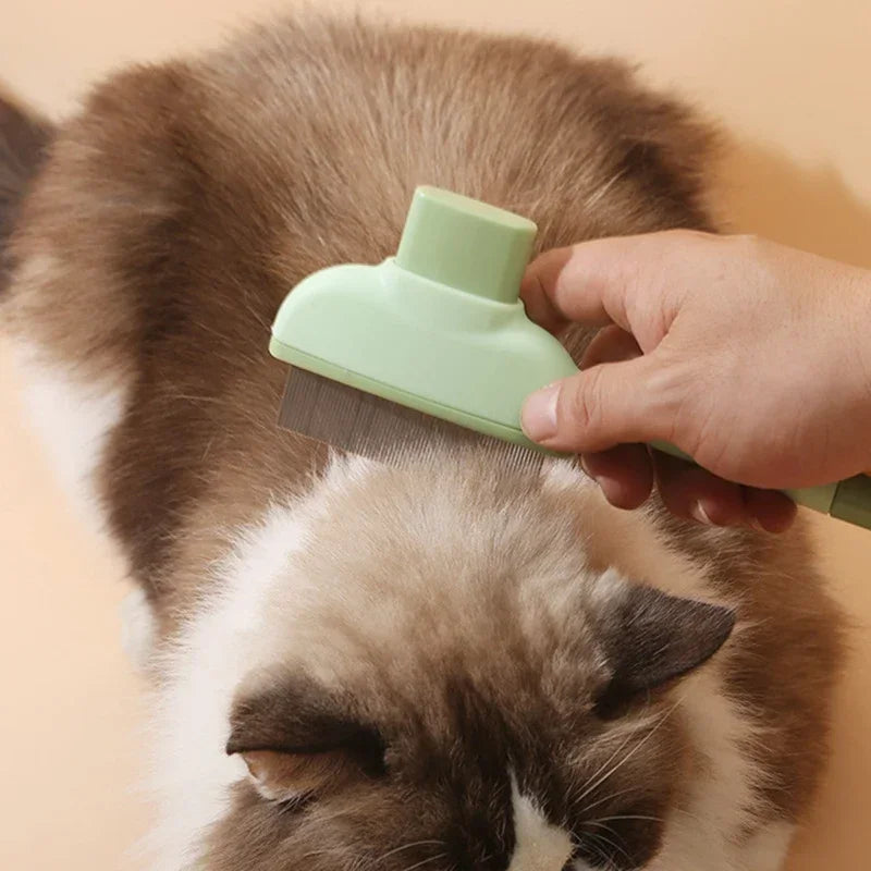 Self-Cleaning Pet Grooming Comb for Cats & Dogs