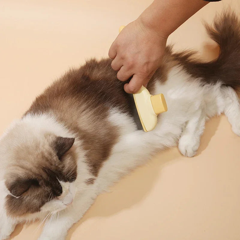Self-Cleaning Pet Grooming Comb for Cats & Dogs
