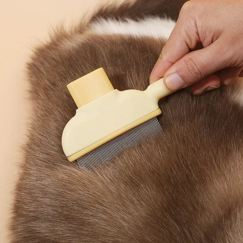 Self-Cleaning Pet Grooming Comb for Cats & Dogs