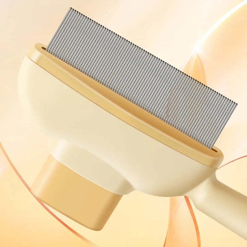 Self-Cleaning Pet Grooming Comb for Cats & Dogs