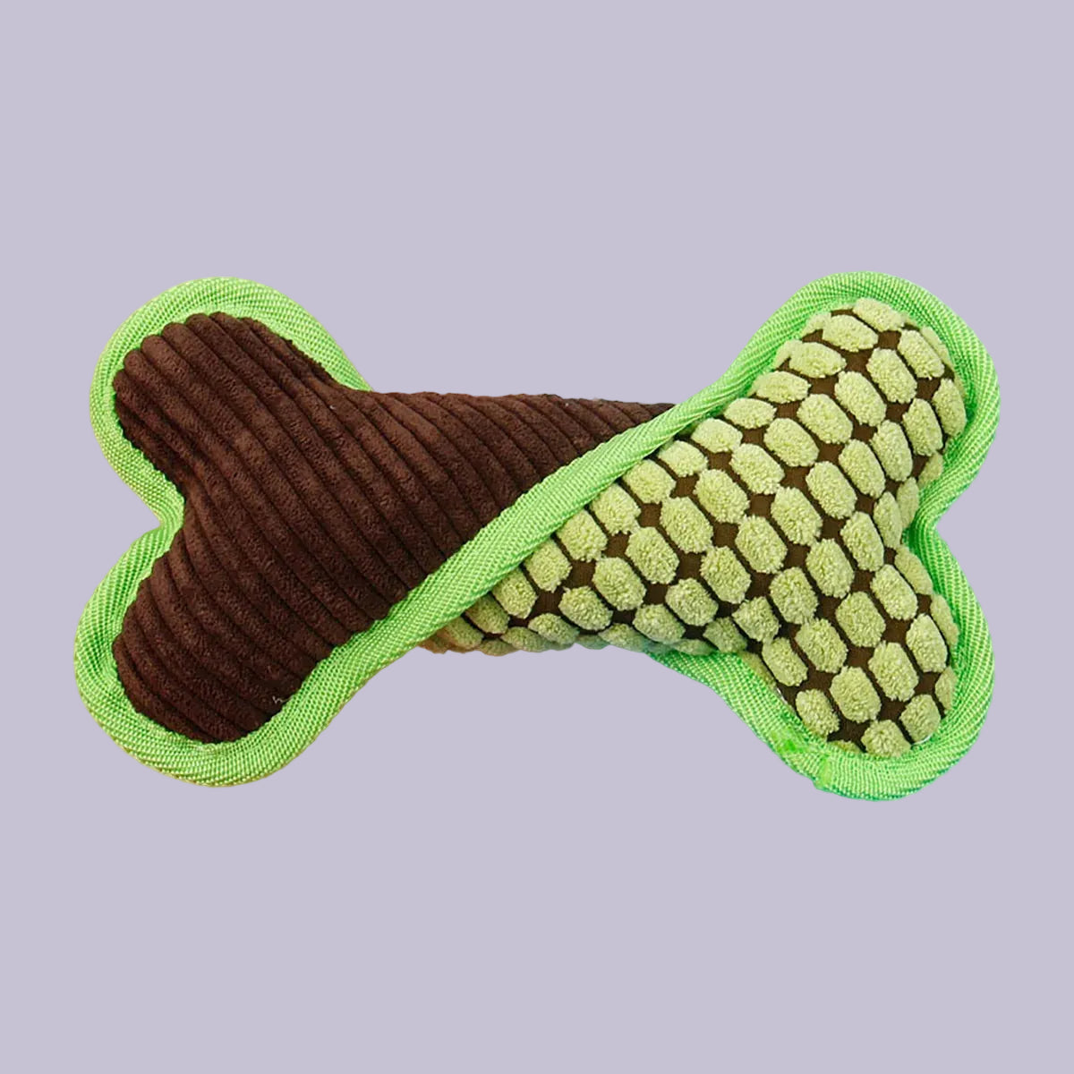 Pawsitory Plush Squeaky Bones Stuffed Dog Toy