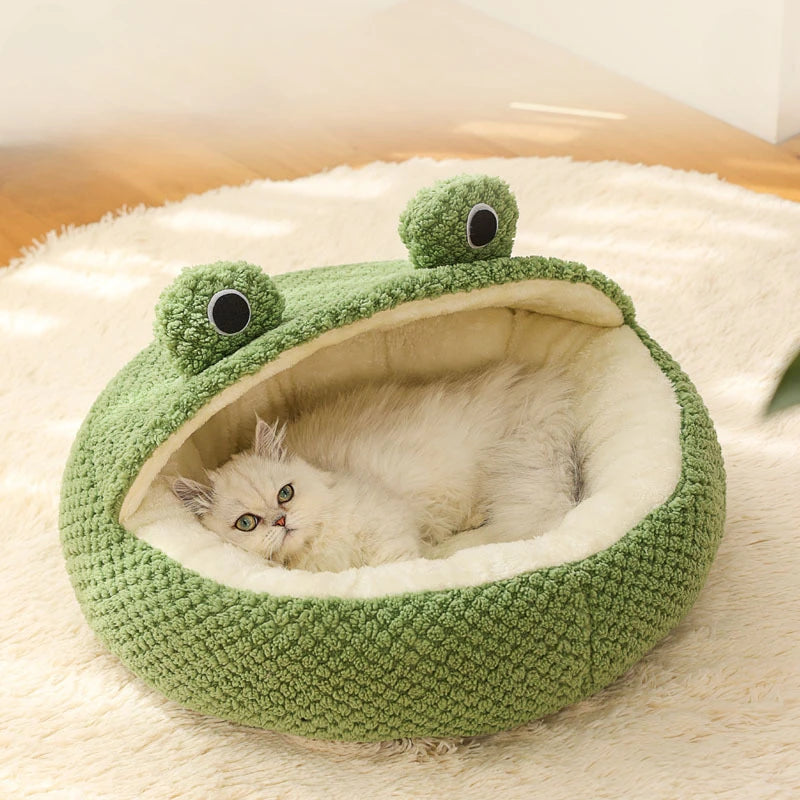 Frog-eyed Comfortable Pet Bed Nest Villa House