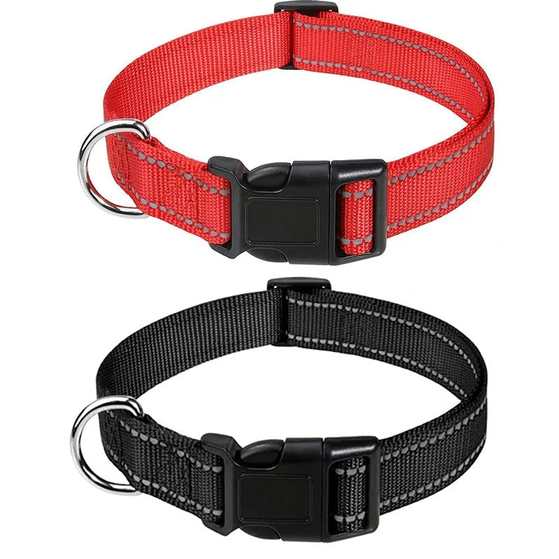 Simple Comfortable Nylon Collar for Dogs and Cats