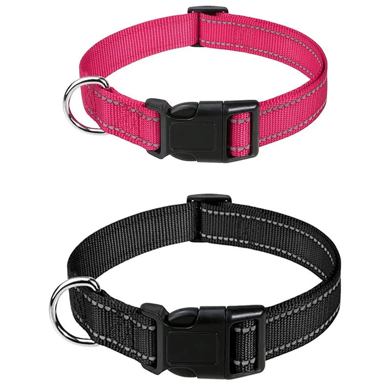 Simple Comfortable Nylon Collar for Dogs and Cats