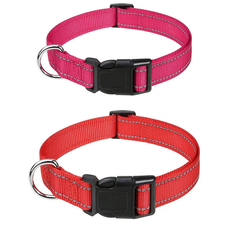 Simple Comfortable Nylon Collar for Dogs and Cats