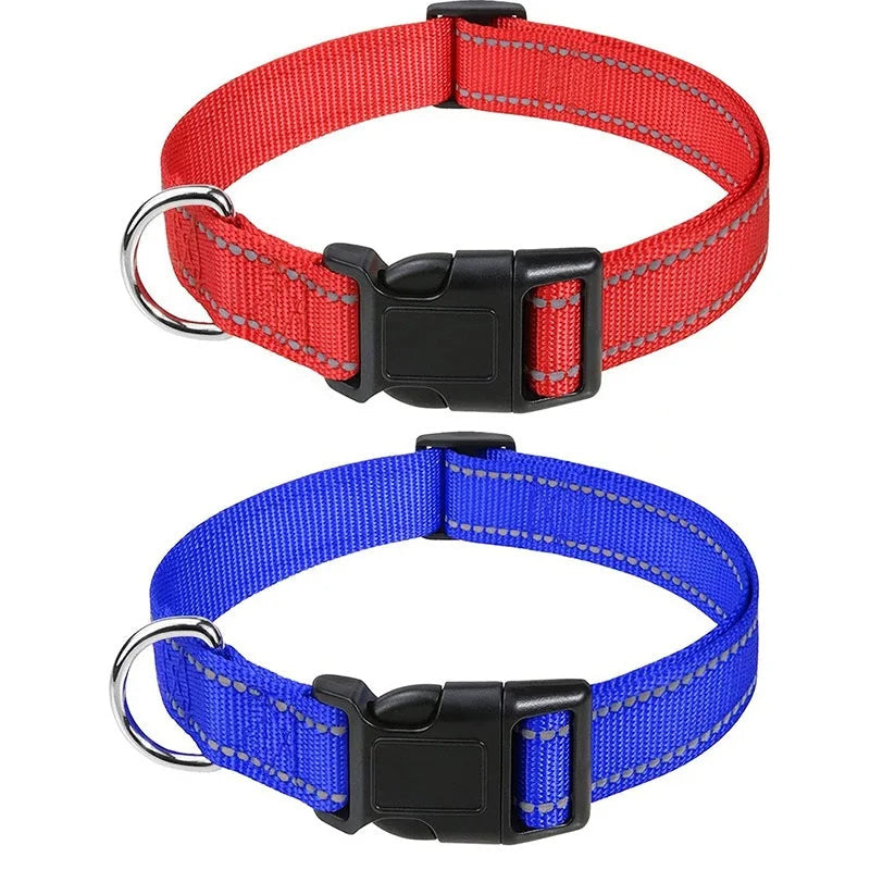 Simple Comfortable Nylon Collar for Dogs and Cats