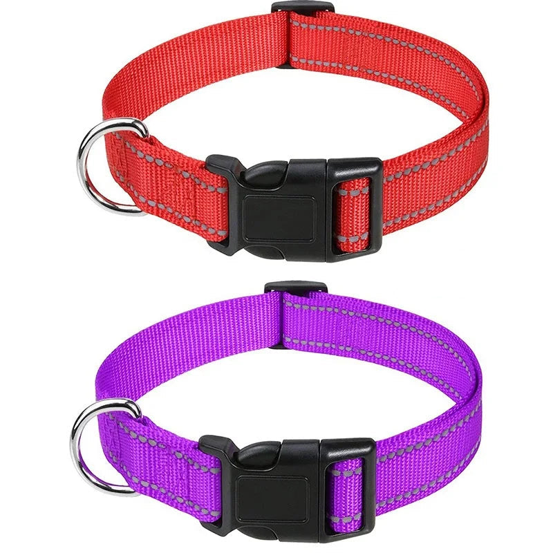 Simple Comfortable Nylon Collar for Dogs and Cats