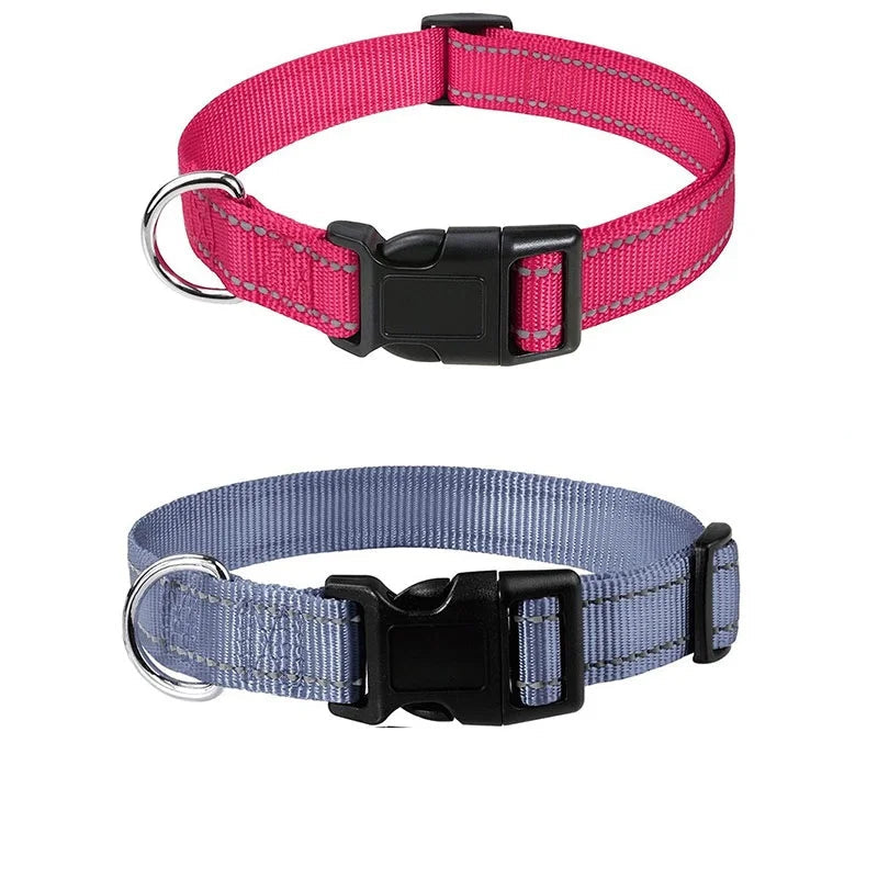 Simple Comfortable Nylon Collar for Dogs and Cats