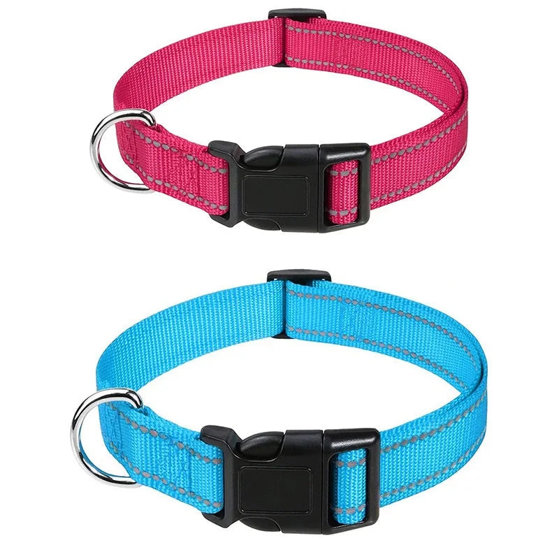 Simple Comfortable Nylon Collar for Dogs and Cats