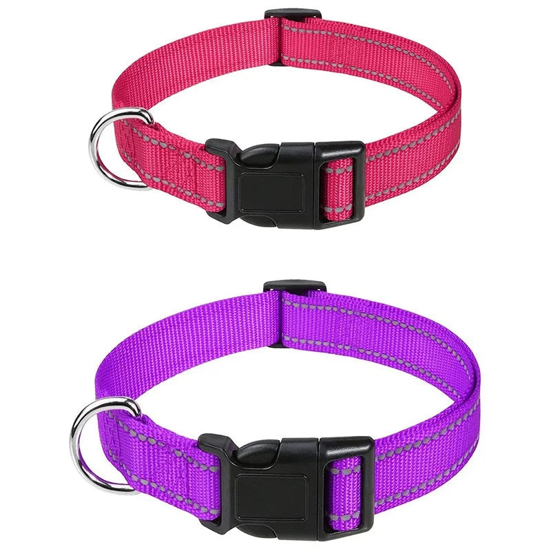 Simple Comfortable Nylon Collar for Dogs and Cats