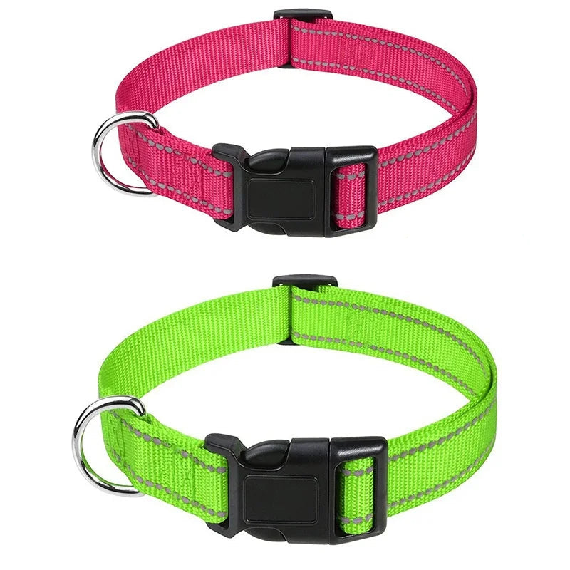 Simple Comfortable Nylon Collar for Dogs and Cats