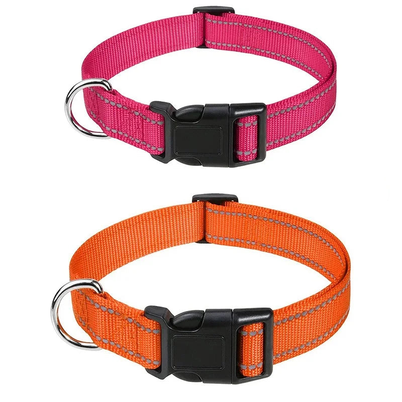 Simple Comfortable Nylon Collar for Dogs and Cats