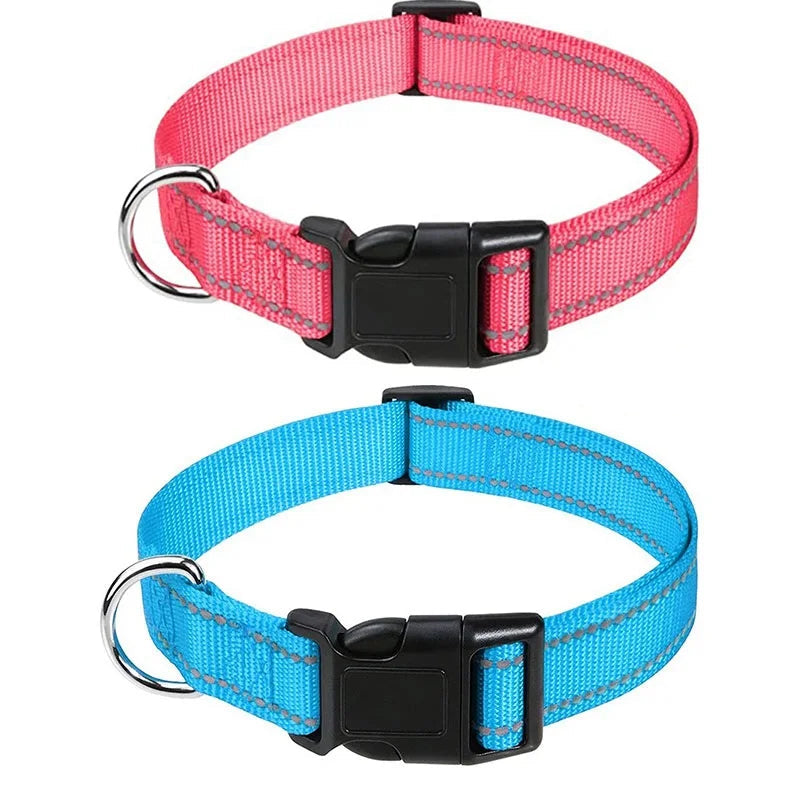 Simple Comfortable Nylon Collar for Dogs and Cats
