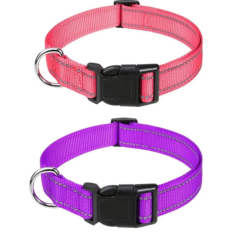 Simple Comfortable Nylon Collar for Dogs and Cats