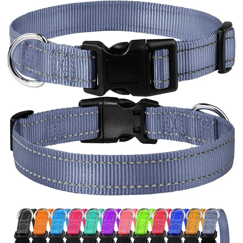 Simple Comfortable Nylon Collar for Dogs and Cats