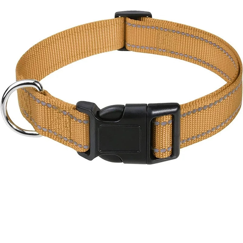 Simple Comfortable Nylon Collar for Dogs and Cats