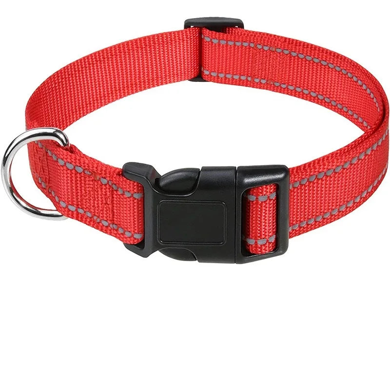 Simple Comfortable Nylon Collar for Dogs and Cats