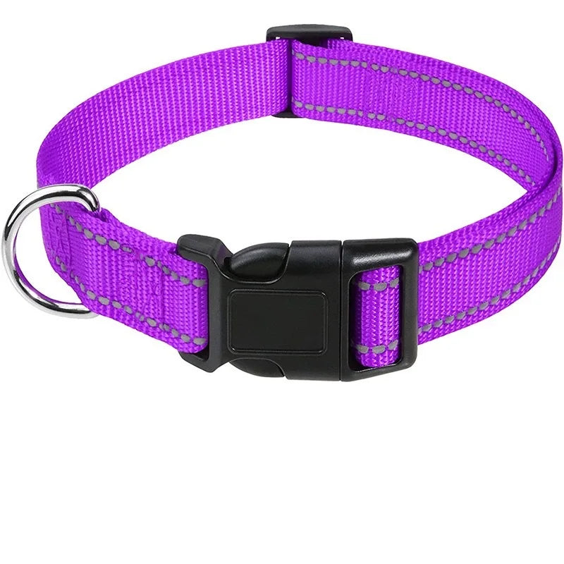 Simple Comfortable Nylon Collar for Dogs and Cats