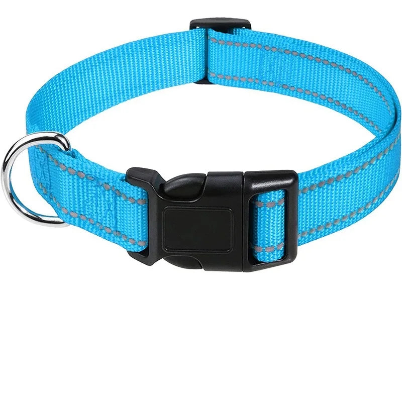 Simple Comfortable Nylon Collar for Dogs and Cats