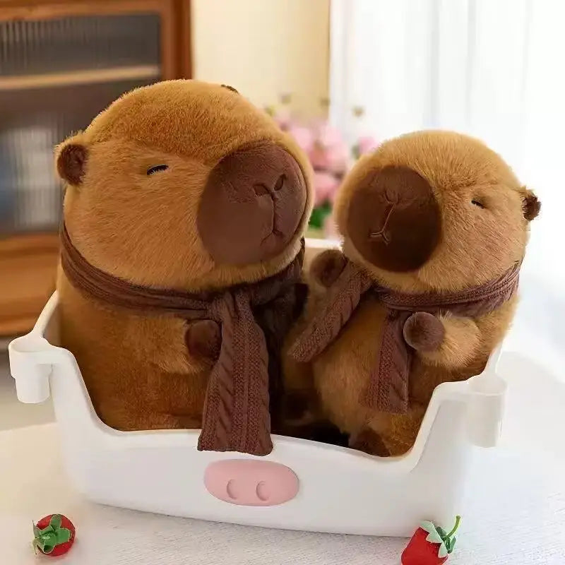 Soft Anime Capybara Plushie With Cute Accessories