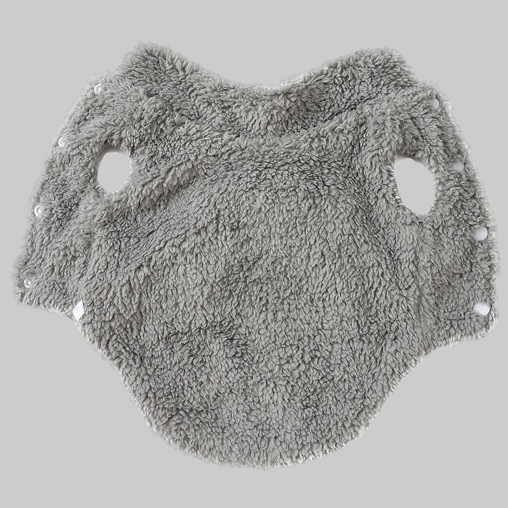 Soft Fleece Corduroy Bow Pet Vest with D-Ring