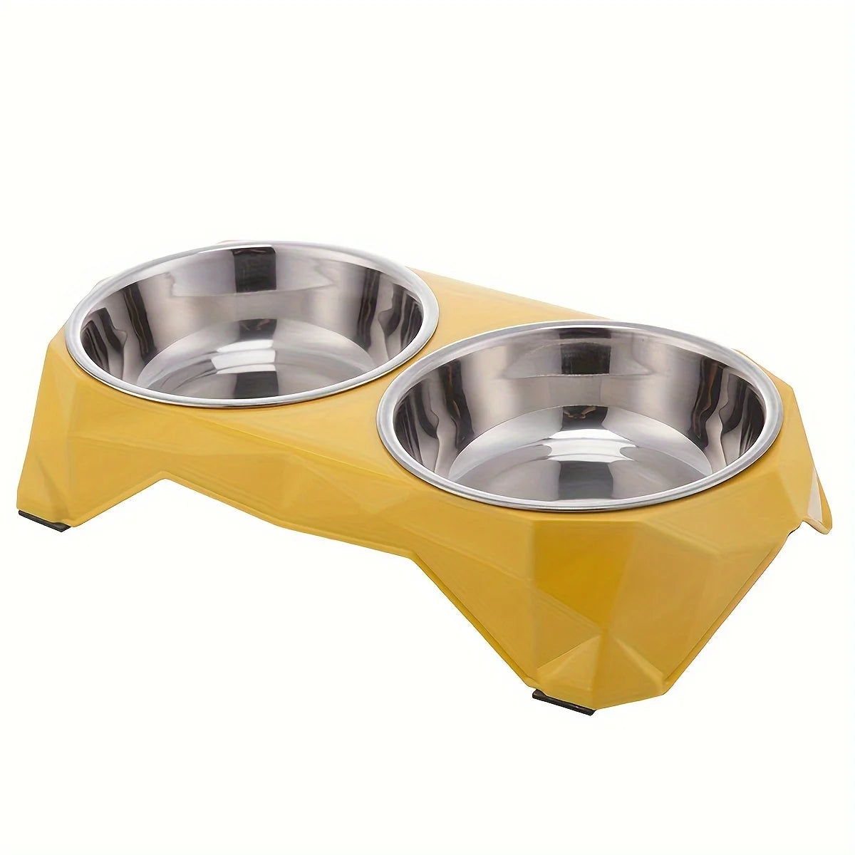 Stainless Steel Non-slip Pet Double Feeder Bowl