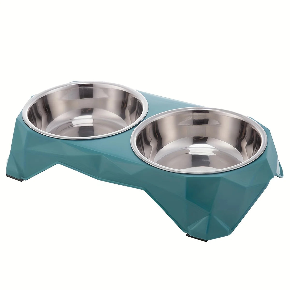 Stainless Steel Non-slip Pet Double Feeder Bowl