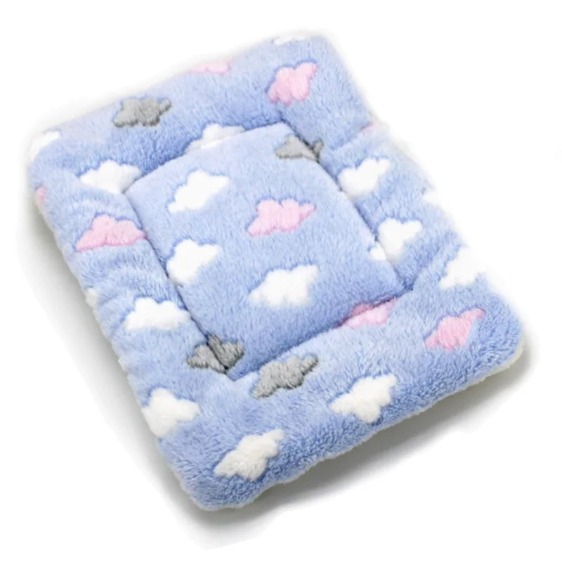 Thickened Soft Fleece Pet Blanket Bed Mat