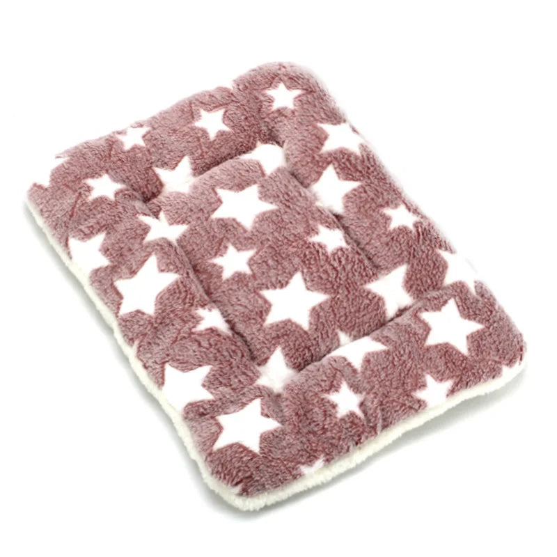 Thickened Soft Fleece Pet Blanket Bed Mat