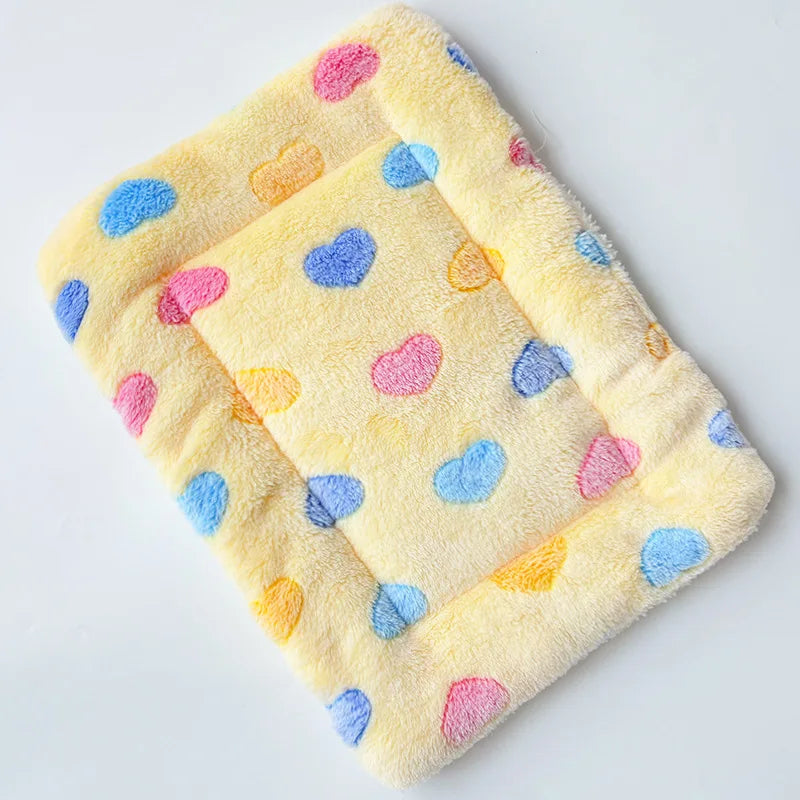 Thickened Soft Fleece Pet Blanket Bed Mat