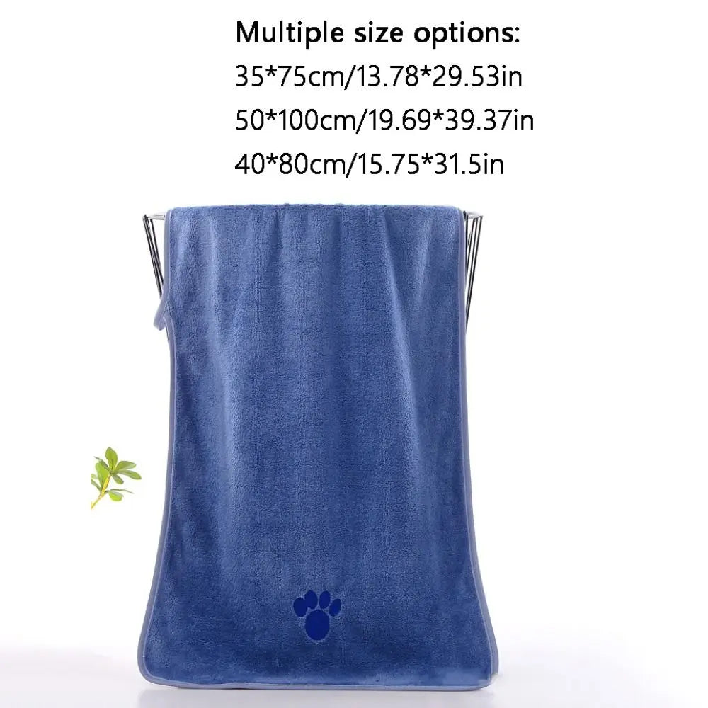Ultra Absorbent Breathable Fast-Drying Microfiber Pet Towel