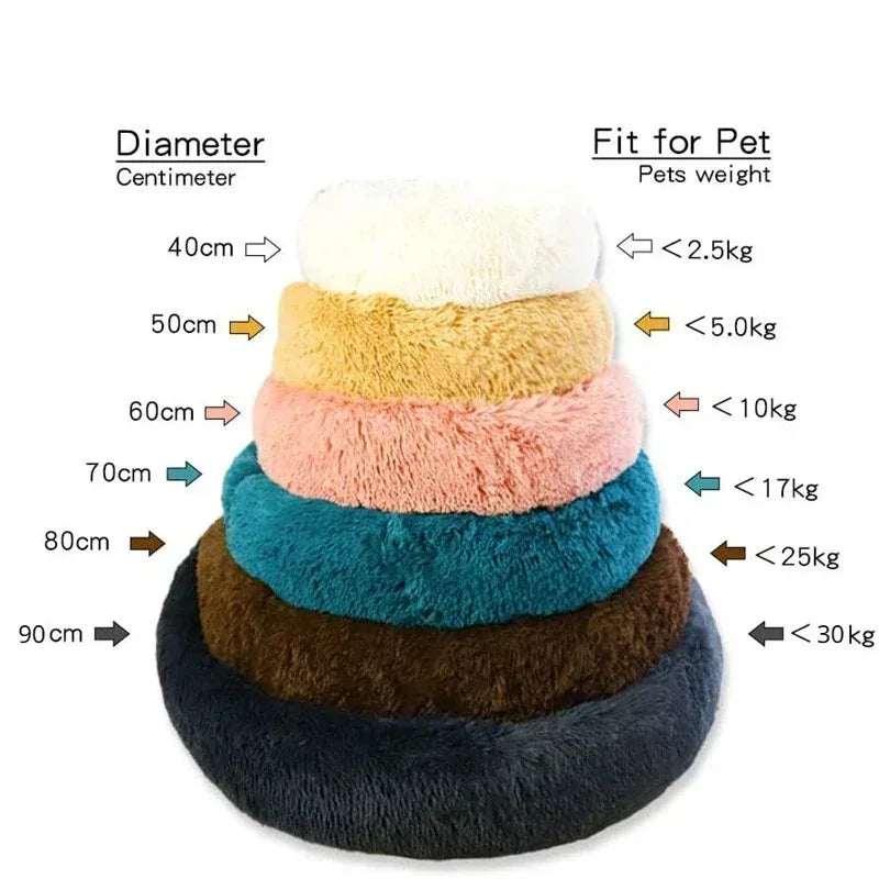 Ultra-Plush Calming Pet Bed for Cats & Dogs